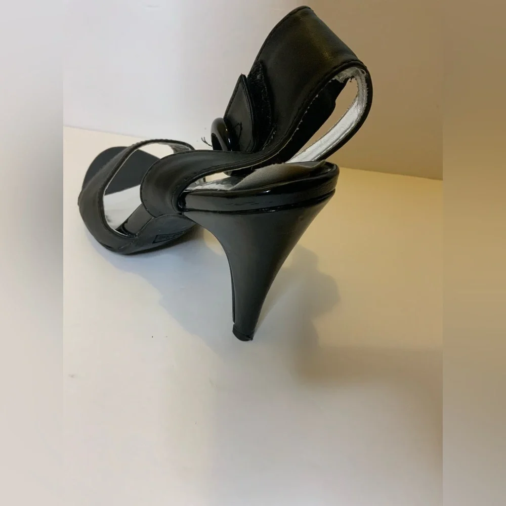 Coach and Four Black Heels
